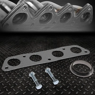 FOR 09-17 TOYOTA COROLLA IM MATRIX 1.8L EXHAUST MANIFOLD HEADER GASKET W/BOLTS - Image 1 of 4