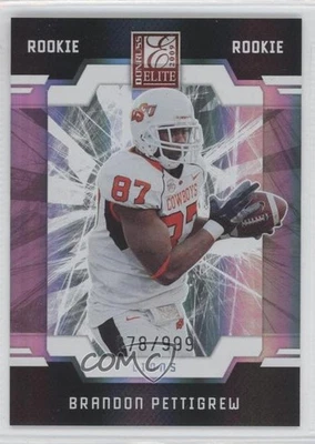 2009 Donruss Elite Rookies /999 Brandon Pettigrew #110 Rookie RC - Image 1 of 2