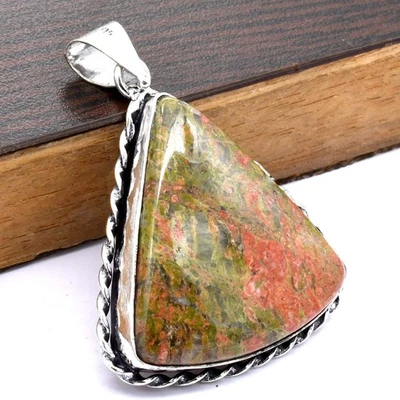 Unakit Ethnischer Handgefertigter Anhänger Schmuck 0,9" P 1658 - Bild 1 von 4