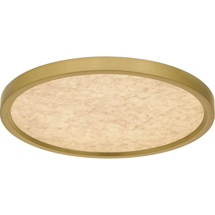 Quioizel Outskirts LED 15" montaje empotrado, acrílico dorado/alabastro - OSTA1715BRG Foto 1 de 1