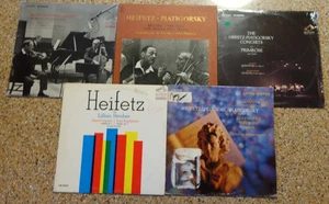 5 LP Lot - RCA Living Stereo HEIFETZ / PIATIGORSKY Brahms Mozart Beethoven - Picture 1 of 23