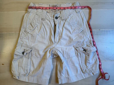 Hollister Pantalón Corto Carga Tostado Talla 28 Hombre 9" Ins Foto 1 de 4