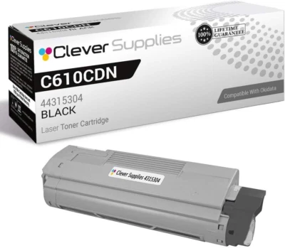 CS Compatible Toner Cartridge  for Okidata C610Cdn 44315304 Black Okidata C610Cd - Image 1 of 4