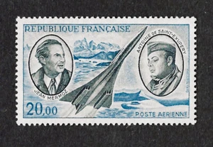 Frankreich.1970. Luftpost.Scott #C43. postfrisch. Aviation Pioneers. Concorde Jet. schlumpfy - Bild 1 von 2