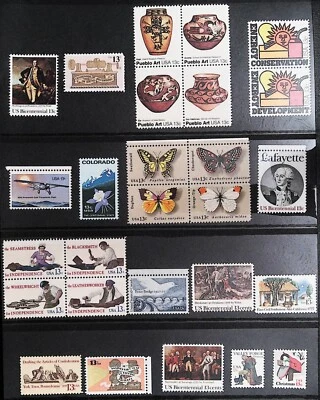  Postage  Stamp Set Year 1977 commemorative collectible - Image 1 of 4