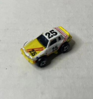 Micro Machines Pontiac Grand Prix Stock Race Car Yellow White - Image 1 of 4