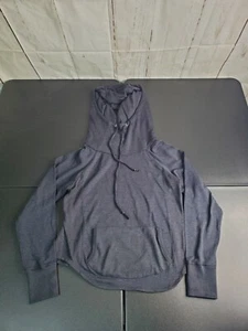 90 Degree by Reflex Funnel Neck Hoodie Sweatshirt Women’s M Cozy Winter Gray - Picture 1 of 8