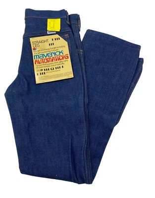 Jeans Maverick 80S AUTOMATICS Deadstock Denim Azul Western Niños 10 Ajustados Foto 1 de 4
