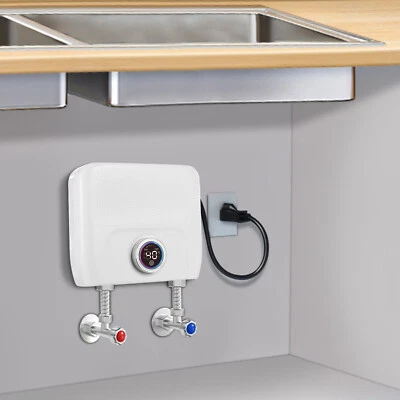 Calentador de agua eléctrico calentador de agua instantáneo sin tanque calentador de agua bajo demanda Foto 1 de 4