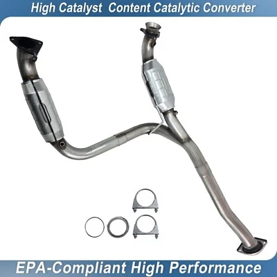 w/2 Catalytic Converter For Chevrolet Silverado 2500 /3500 2011-2016 6.0L - Imagem 1 de 4