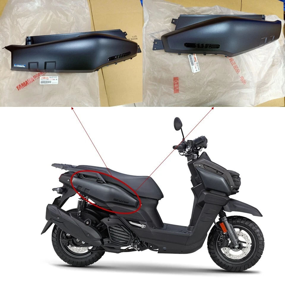 Fundas laterales originales para Yamaha Zuma 125 2022-2025 Foto 1 de 4