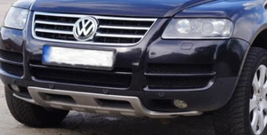 Labio de alerón para VW Touareg 7L W12 labio alerón delantero alerón difusor enfoque  - Imagen 1 de 2