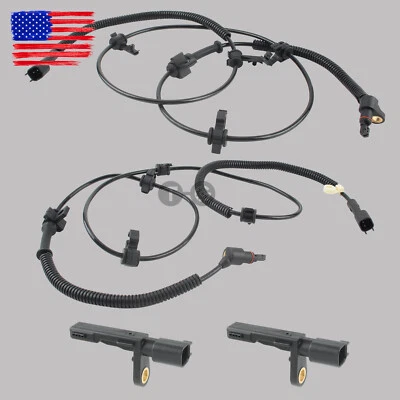 Ajuste para Jeep Liberty 2006-2007 ABS sensor de velocidad de rueda delantero trasero derecho e izquierdo Foto 1 de 4