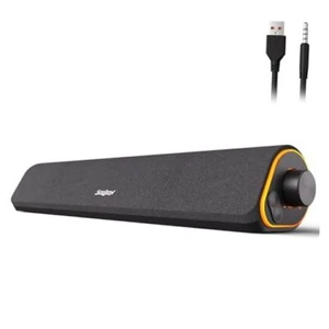  R50 Bluetooth Computer Speakers, 3.5mm PC Sound Bar for Desktop Monitor, Black - Picture 1 of 7