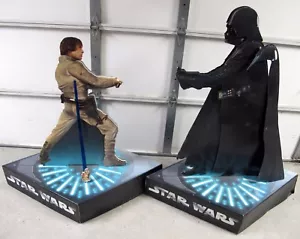 Toys R Us Star Wars Empire Strikes Back SE Display Luke Skywalker Darth Vader - Picture 1 of 7