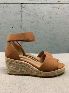 Soul by Naturalizer Sandals Women’s Size 10 Brown Oakley Ankle Strap Wedge Heel - Picture 1 of 13