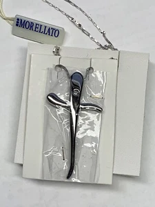 Morellato Ciondolo Donna Acciaio Inox Gioielli Croce con Diamante Naturale 100% - Foto 1 di 5