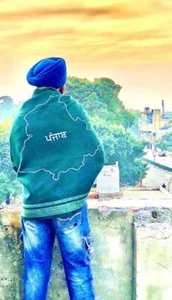 Chal de mapa de Punjab Gurmukhi establo indio Lohi Kurta pijama chal alfabeto punjabi - Imagen 1 de 35