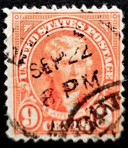 US Stamp 1923 Scott# # 561 - 9c Jefferson - Picture 1 of 2