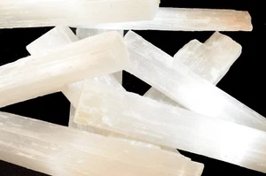 Raw Selenite Crystal 12" Natural Metaphysical Chakra Healing Reiki Crystal Gem - Picture 1 of 3