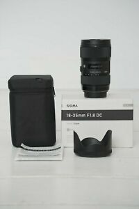 Canon mount Sigma 18-35mm f/1.8 DC Art HSM Lens f1.8 18-35
