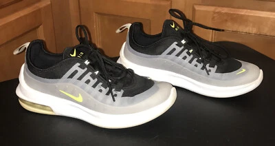 Nike Air Max AXIS Black/Volt-Wolf Grey AH5223-005 Shoes Boys Size 3Y - Image 1 of 4