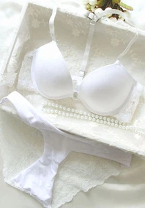 Womens Super Push Up Bra 32 34 36 38 Add 2 Cup Front Closure Bra and Panties set - Picture 1 of 35