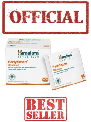 Himalaya PartySmart FRESCO NUEVO EE. UU. 75 Cápsulas Antioxidantes Después de la Noche Diversión Foto 1 de 4