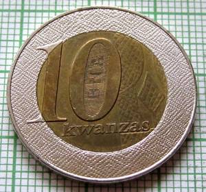ANGOLA 2012 10 KWANZAS, BI-METALLIC km# 110 yes we do combine postage - Picture 1 of 6