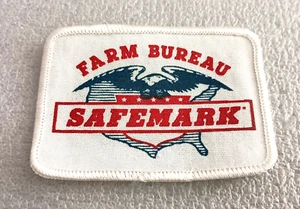 VTG Farm Bureau Safemark Tractor Tires & Products Jacket Patch New NOS 1970s - Picture 1 of 3