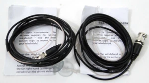 DOS escáneres radio BNC antena de cable de montaje de vidrio con ventosas Workman SC1 - Imagen 1 de 2