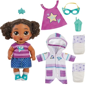 Baby Alive Super BFF Tilly Tinker Black Hair Dress Up Baby Doll Playset 11-Inch - Picture 1 of 11