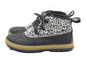 NIke ACG Woodside CHUKA II Boots Womens Sz 9.5 Black Leopard Duck 537345-102 - Picture 1 of 7