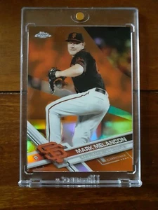 2017 Topps Chrome Mark Melancon Orange Refractor /25 - Bild 1 von 2