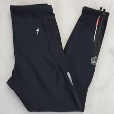 Specialized Womens Therminal EX Fitted Cycling Pants Size L Black 4-Way Stretch