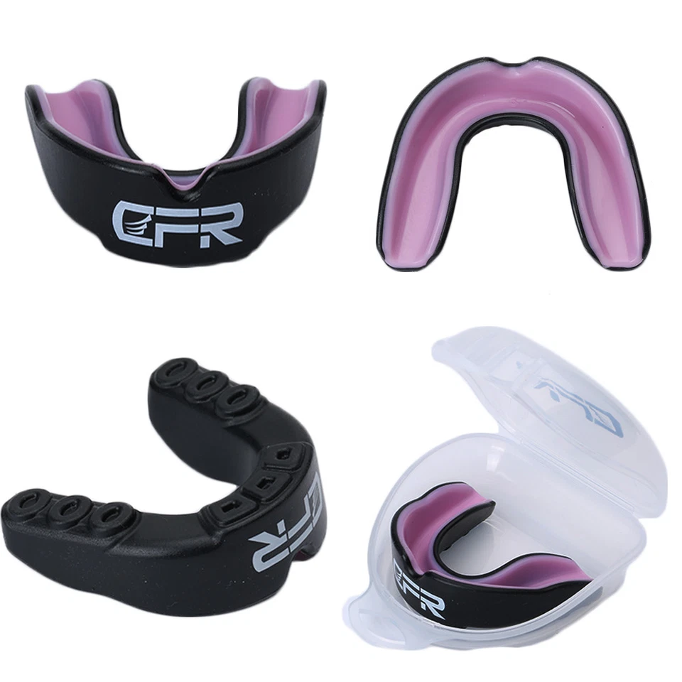 Protector bucal EE. UU. Protector de encías Bruxismo Dental Protección de dientes Rechinar Deportes Boxeo Foto 1 de 4