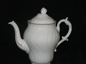 Richard Ginori Vecchio Ginori w/ Sienna Brown Trim Coffee Pot - Picture 1 of 5