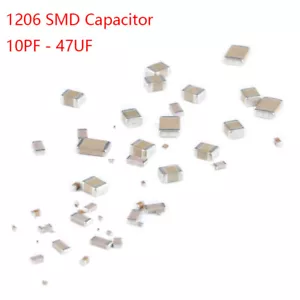 10 piezas 1206 10PF - 47UF SMD condensador SMT condensadores de chip de montaje en superficie de cerámica - Imagen 1 de 5