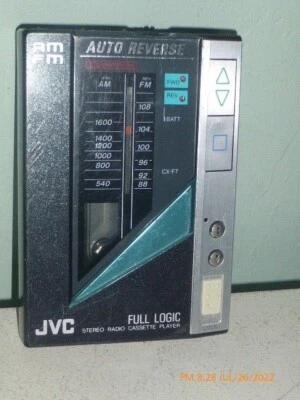 Reproductor de casete de radio AM/FM estéreo JVC CX-F7K CX-F7 ¡Lógica completa coleccionable! Foto 1 de 4