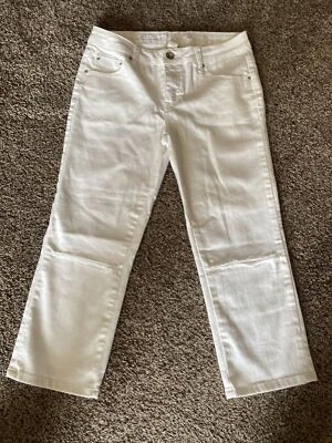 Girls Justice 14.5 Distressed  White Jean Capris Nwot - Изображение 1 из 4