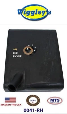 TANQUE DE COMBUSTIBLE DE PLÁSTICO MTS 0041-RH SE ADAPTA A 55-72 JEEP CJ5 CJ6 DEBAJO DEL ASIENTO DEL PASAJERO Foto 1 de 3