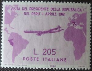 Francobollo ITALIA REPUBBLICA: 1961 Gronchi rosa, MNH