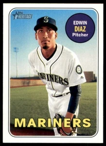 Topps Heritage #102 2018 Edwin Díaz - Imagen 1 de 2