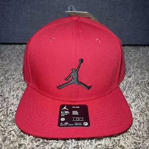 Nike Jordan Pro Cap Snapback Herren Large/XL rot schwarz Jumpman Mütze Sportbekleidung - Bild 1 von 9