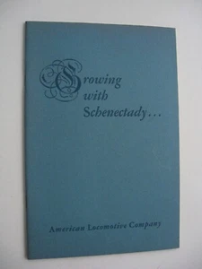 GROWING WITH SCHENECTADY American Locomotive Company PB 1948 ILLUS Trains - 27 - Imagen 1 de 18