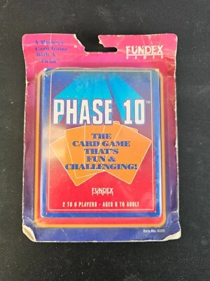 NEW Sealed 1992 Vintage Fundex Games Phase 10 Card Game 8220 Toy Family - Image 1 of 2