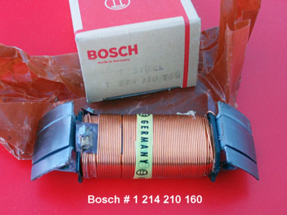 BOSCH • NOS 1 214 210 160 Lighting Coil Light Hirth Kohler JLO Rotax Sachs  - Image 1 of 1