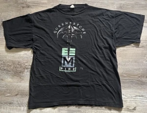 Vtg 90s Queensryche Another Empire Europe Tour 1990 T-shirt Metal Band XL - Picture 1 of 5