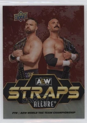 2024 Upper Deck Allure AEW Straps Crimson Dax Harwood Cash Wheeler #S-23 - Image 1 of 2