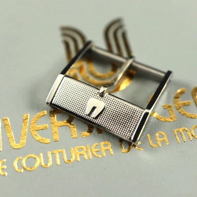 BRAZALETE UNIVERSAL GENEVE ACERO INOXIDABLE HEBILLA AÑOS 70 HECHO EN SUIZA 14MM Foto 1 de 4